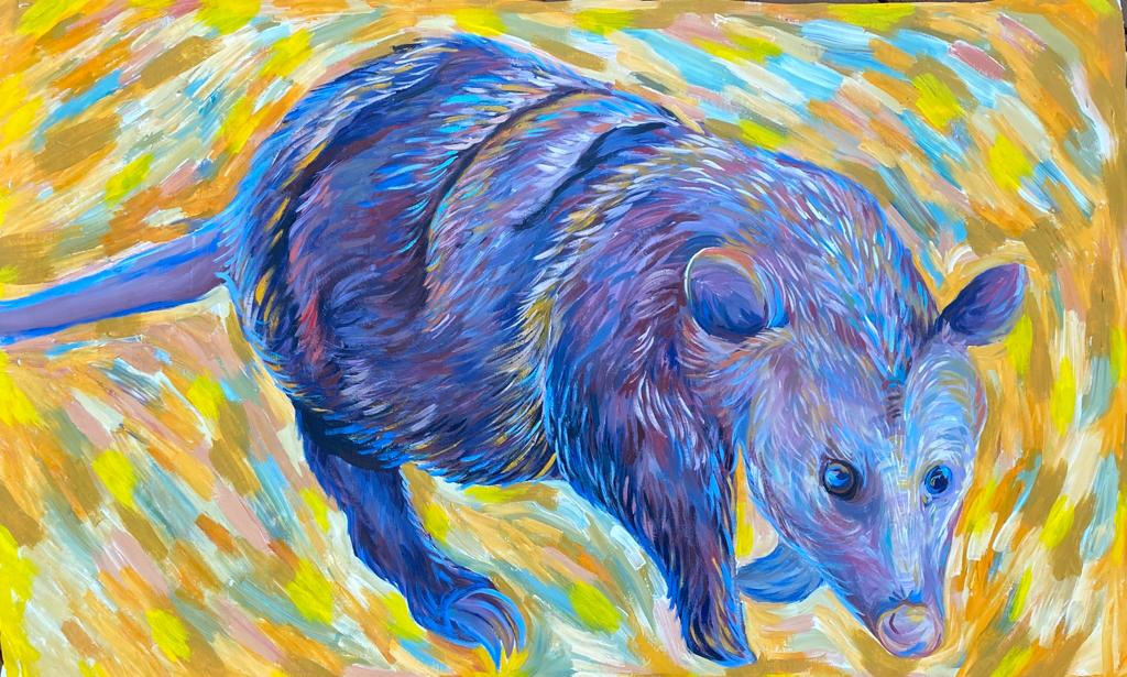 Acrylic on Canvas, 48 x 30 in. $750