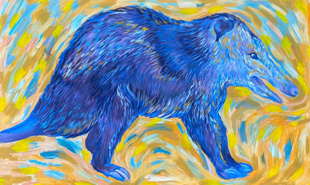 Acrylic on Canvas, 48 x 30 in. $750