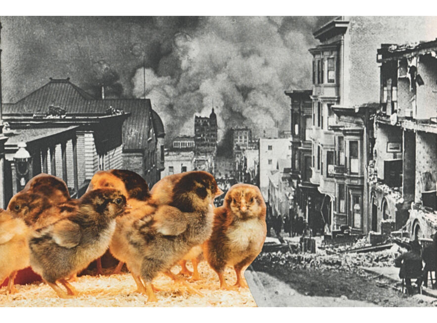 Arnold Genthe, San Francisco Fire, 1906