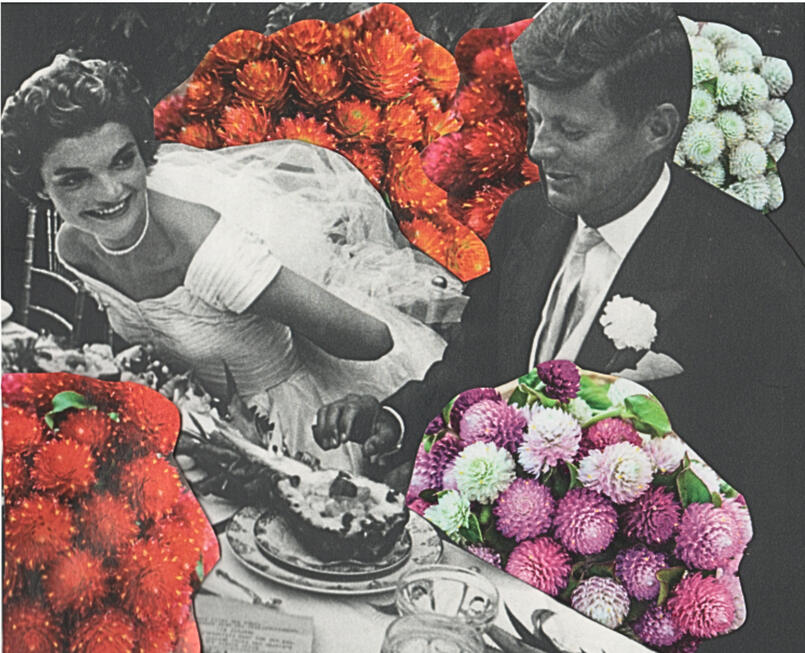 Kennedy Wedding, 1953, by Lisa Larsen