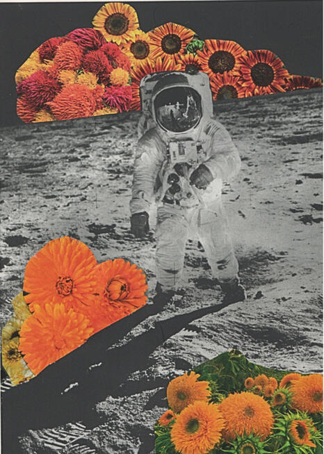 Man on the Moon, 1969, by Neil Armstrong
